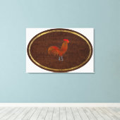 Het rooster 2009 canvas afdruk (Insitu (Houten vloer))