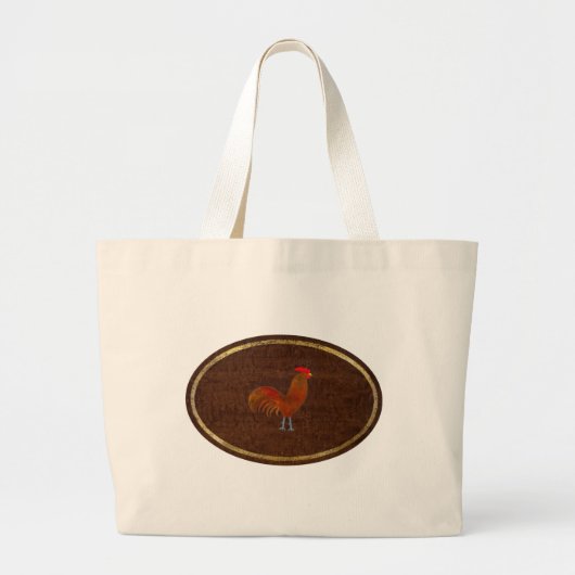 Het rooster 2009 grote tote bag (Voorkant)