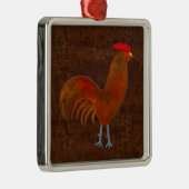 Het rooster 2009 metalen ornament (Rechts)