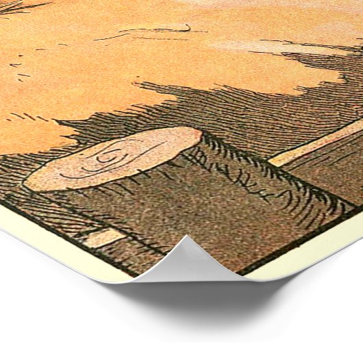 Het Rooster Storybook-alfabet Poster (Hoek)