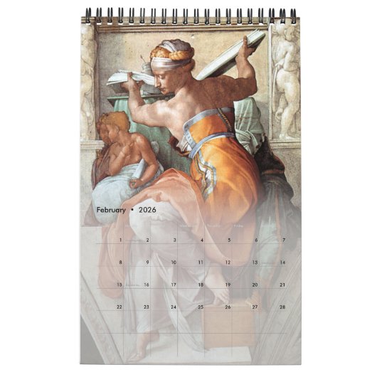 Het rooster van de renaissance masters kalender (Feb 2026)
