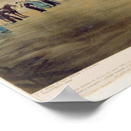 Het rooster van Vignale Poster (Hoek)