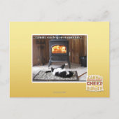 Het roosteren van Catnuts Briefkaart (Voorkant)