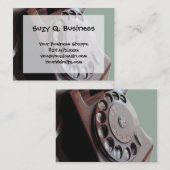 Het Rotary Ontwerp van de Telefoon van de Telefoon Visitekaartje (Voorkant / Achterkant)