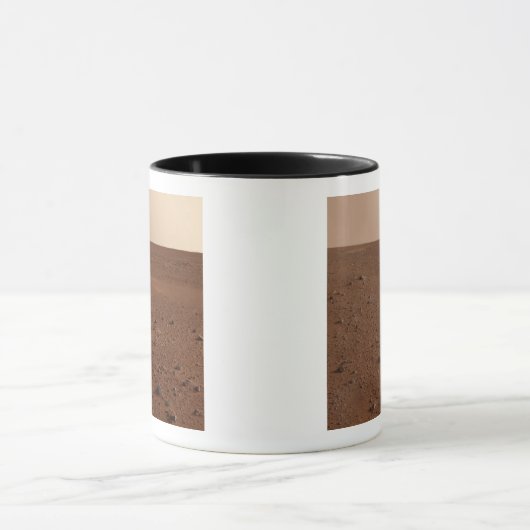 Het rotsachtige oppervlak van Mars Mok (Midden)