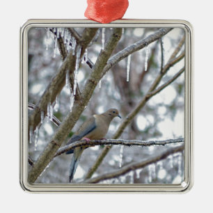 Het rouwen Duif Metalen Ornament