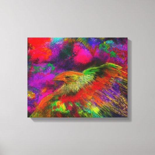 Het Royal Bird Fine Art 2 Canvas Afdruk (Voorkant)