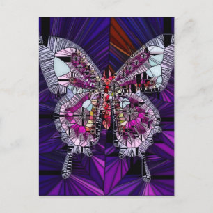 Het Royal Butterfly-effect - Sapphire & Amethyst Briefkaart