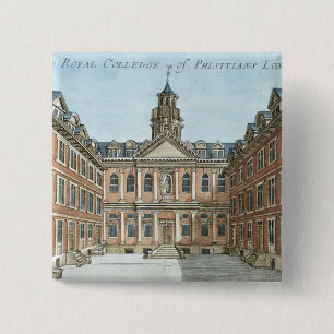 Het Royal College of Physicians Vierkante Button 5,1 Cm