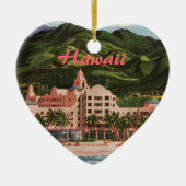 Het Royal Hawaiian Hotel Keramisch Ornament (Voorkant)
