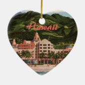Het Royal Hawaiian Hotel Keramisch Ornament (Achterkant)