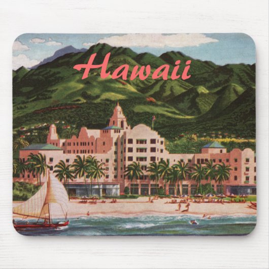 Het Royal Hawaiian Hotel Muismat (Voorkant)