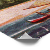 Het Royal Hawaiian Hotel Poster (Hoek)