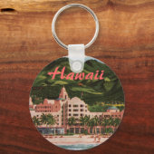 Het Royal Hawaiian Hotel Sleutelhanger (Voorkant)