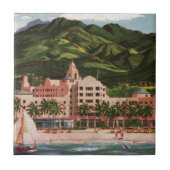 Het Royal Hawaiian Hotel Tegeltje (Voorkant)