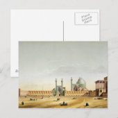 Het Royal Palace en de Mesdjid-i-Shah, Isfahan, Briefkaart (Voorkant / Achterkant)