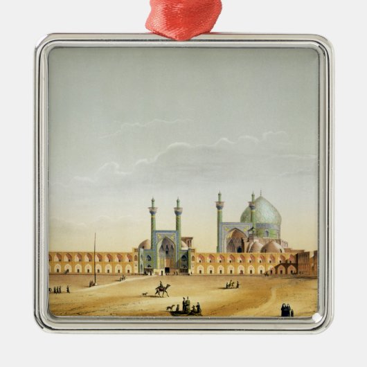 Het Royal Palace en de Mesdjid-i-Shah, Isfahan, Metalen Ornament (Voorkant)