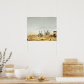 Het Royal Palace en de Mesdjid-i-Shah, Isfahan, Poster (Keuken)