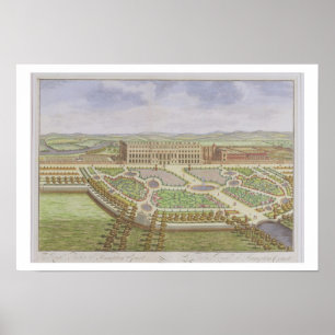 Het Royal Palace of Hampton Court uit 'Survey of Poster
