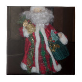 Het Royal Plaid Santa Collectie. Tegeltje (Voorkant)