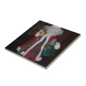 Het Royal Plaid Santa Collectie. Tegeltje (Zijkant)