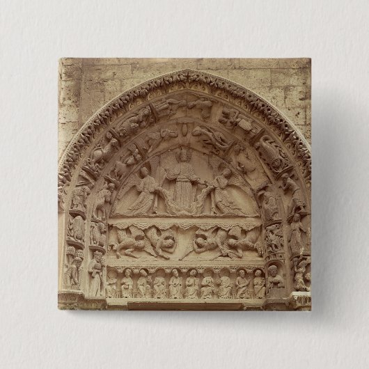 Het Royal Portal Vierkante Button 5,1 Cm (Voorkant)