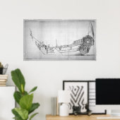 Het Royal Yacht "Mary" Poster (Thuiskantoor)