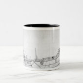 Het Royal Yacht "Mary" Tweekleurige Koffiemok (Center)