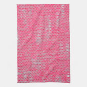 Het roze Art. van het Lot van de Liefde van de Theedoek (Verticaal)