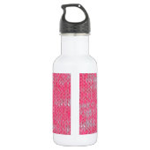 Het roze Art. van het Lot van de Liefde van de Waterfles (Achterkant)