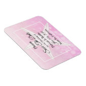 Het roze Beachy Starfish Weddenschap Save the Date Magneet (Rechterzijde)