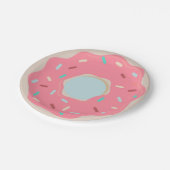 Het roze Bord van de Douane van de Doughnut (Gekanteld)