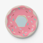 Het roze Bord van de Partij van de Doughnut (Voorkant)