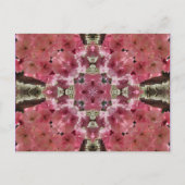 Het roze Briefkaart van de Bloem van de (Voorkant)