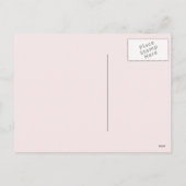 Het roze Briefkaart van de Blokken van Harten N (Achterkant)