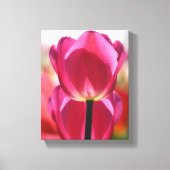 Het roze Canvas van de Tulp (Voorkant)