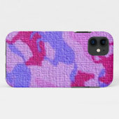 Het roze Canvas van Paarden Case-Mate iPhone Case (Achterkant (horizontaal))