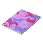 Het roze Canvas van Paarden Notitieblok (Linkerzijde)