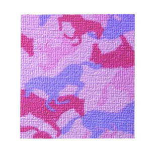 Het roze Canvas van Paarden Notitieblok