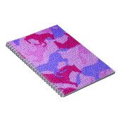 Het roze Canvas van Paarden Notitieboek (Rechterzijde)