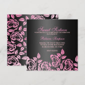 Het roze & de Zwarte namen Snoepje toe 16 van het Kaart (Voorkant / Achterkant)