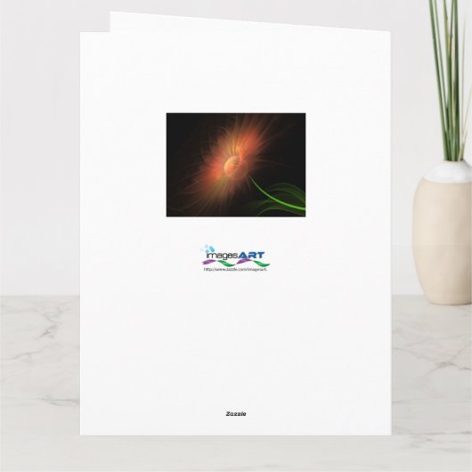 Het roze Haired Meisje van Neko Anime, Wenskaart Kaart (Achterkant)