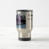 Het Roze Huis in Snow - Martha's wijntuin Reisbeker (Center)