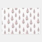 Het roze kerst Collectie 1 Inpakpapier Vel (Voorkant 2)