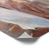 Het roze kleed, na het bad | Joaquín Sorolla Poster (Hoek)