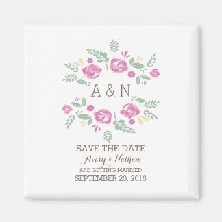 Het roze Kloof van het Land sparen de Datum Magnet