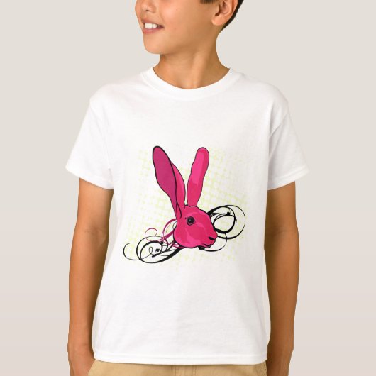 Het roze konijn t-shirt (Voorkant)
