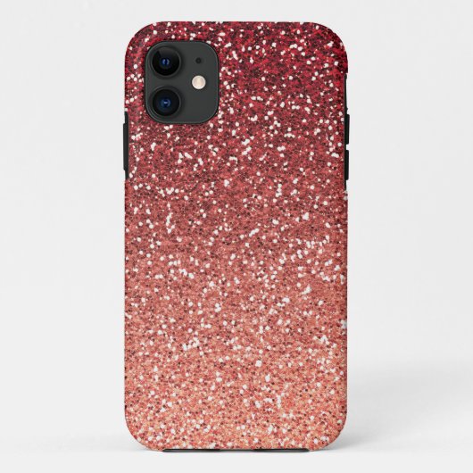Het roze Koraal Faux schittert Case-Mate iPhone Case (Achterkant)