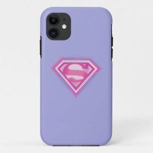 Het Roze Logo van Supergirl Case-Mate iPhone Case