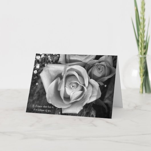 Het roze-Man van de Kaart van de Valentijnsdag (Voorkant)